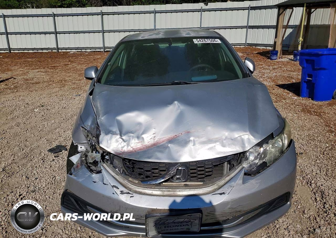 2013 Honda Civic Lx VIN:2HGFB2F5XDH563742 - 5
