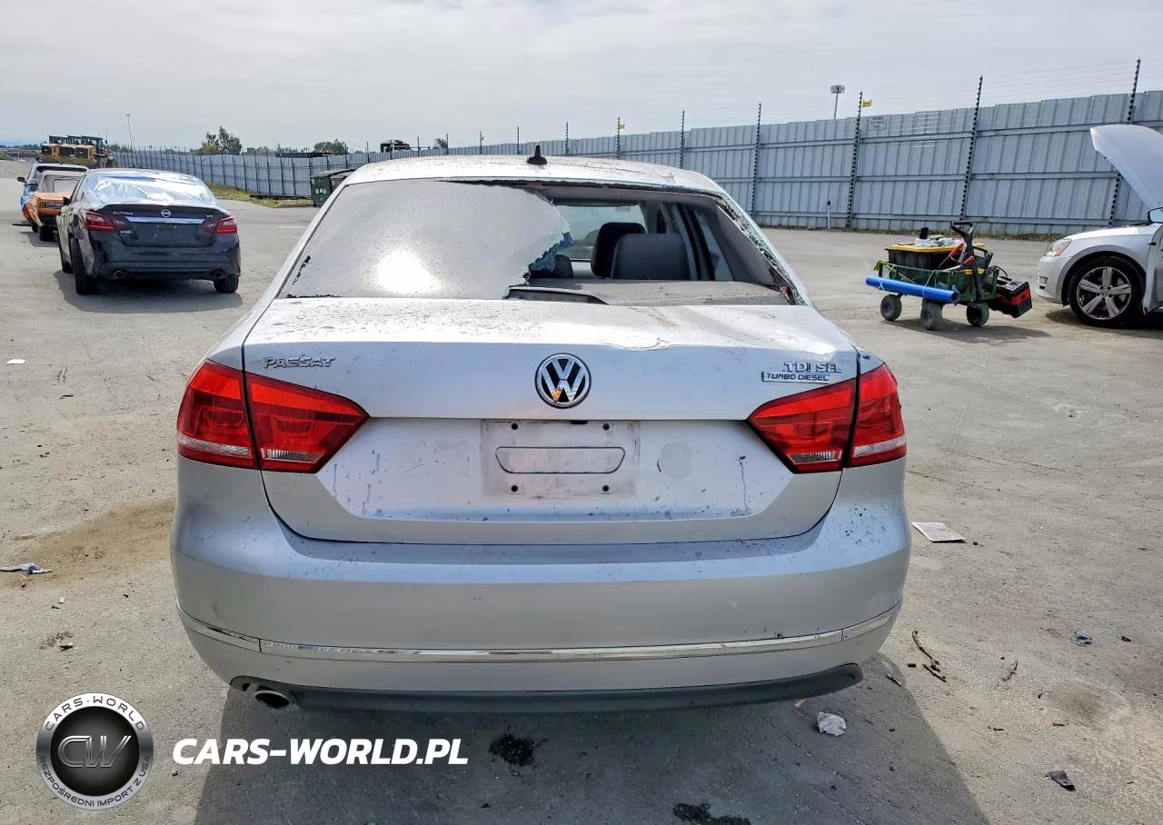 2013 Volkswagen Passat Sel VIN:1VWCN7A31DC074075 - 6