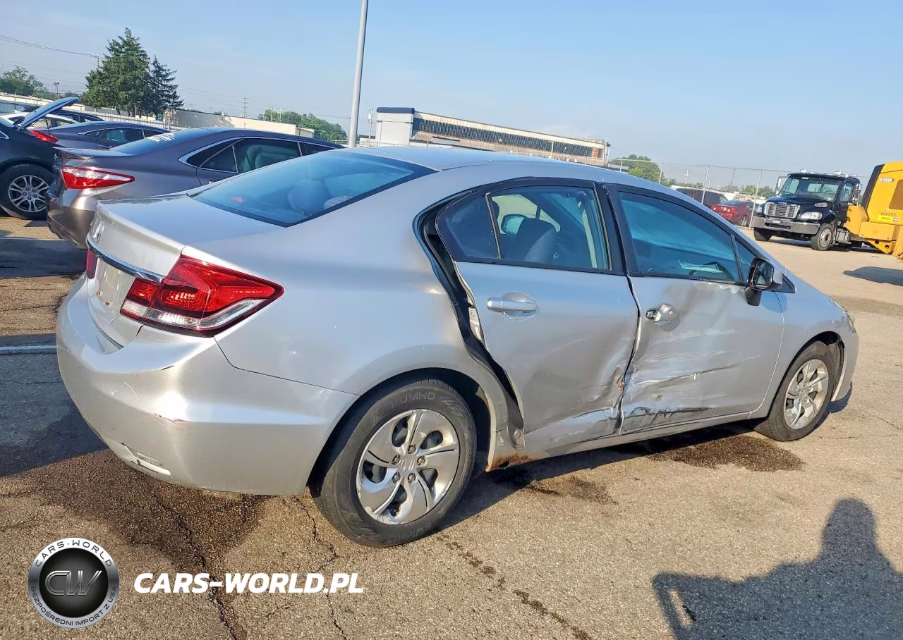 2013 Honda Civic Lx VIN:19XFB2F59DE083444 - 3
