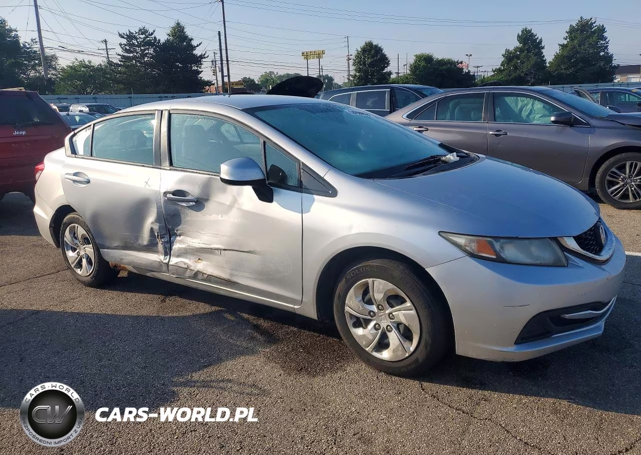 2013 Honda Civic Lx VIN:19XFB2F59DE083444 - 4