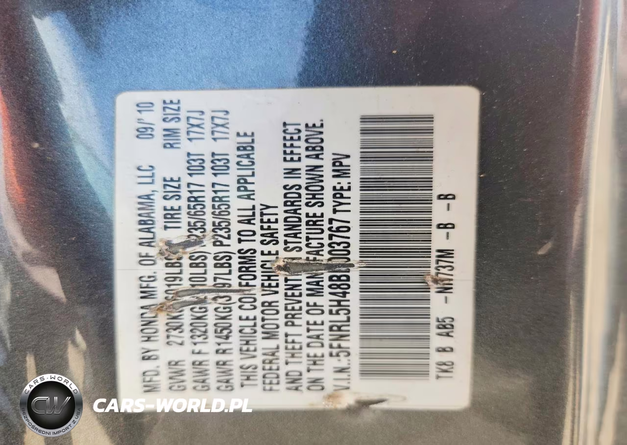 2011 Honda Odyssey Ex VIN:5FNRL5H48BB003767 - 13