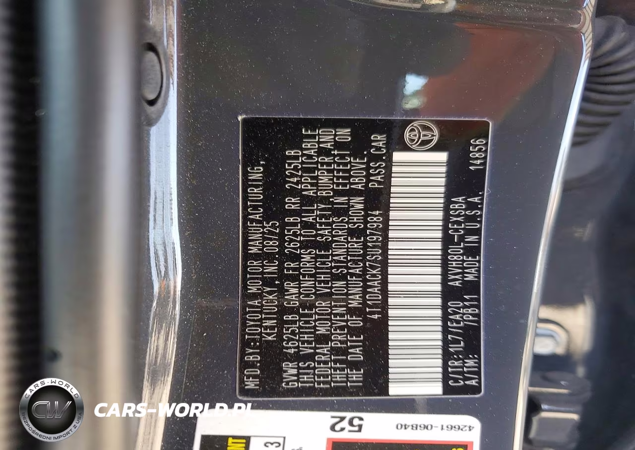 2025 Toyota Camry Se VIN:4T1DAACK7SU197984 - 12