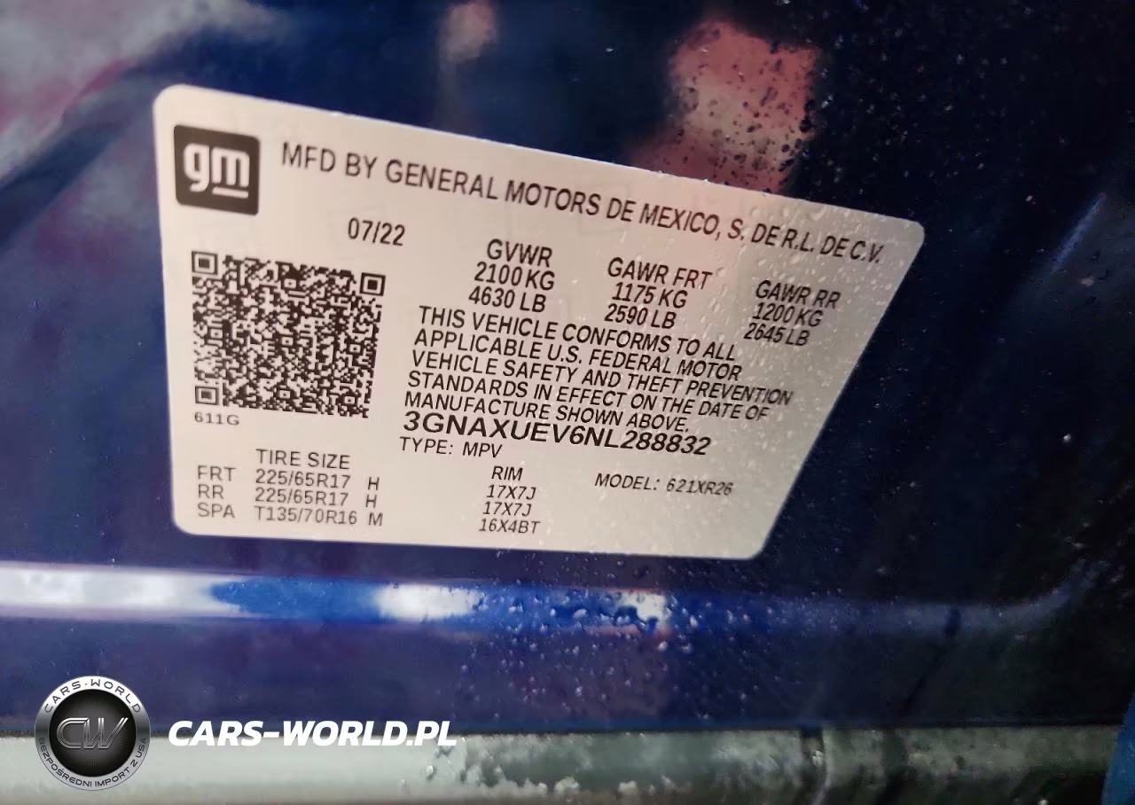 2022 Chevrolet Equinox Lt VIN:3GNAXUEV6NL288832 - 13