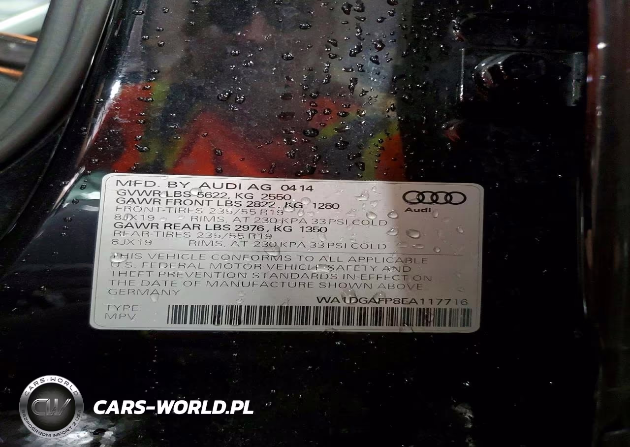 2014 Audi Q5 Premium Plus VIN:WA1DGAFP8EA117716 - 13