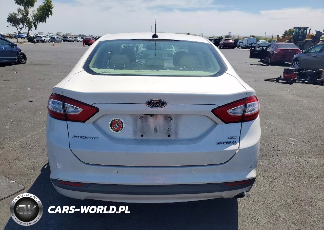 2014 Ford Fusion Se Hybrid VIN:3FA6P0LUXER186308 - 6