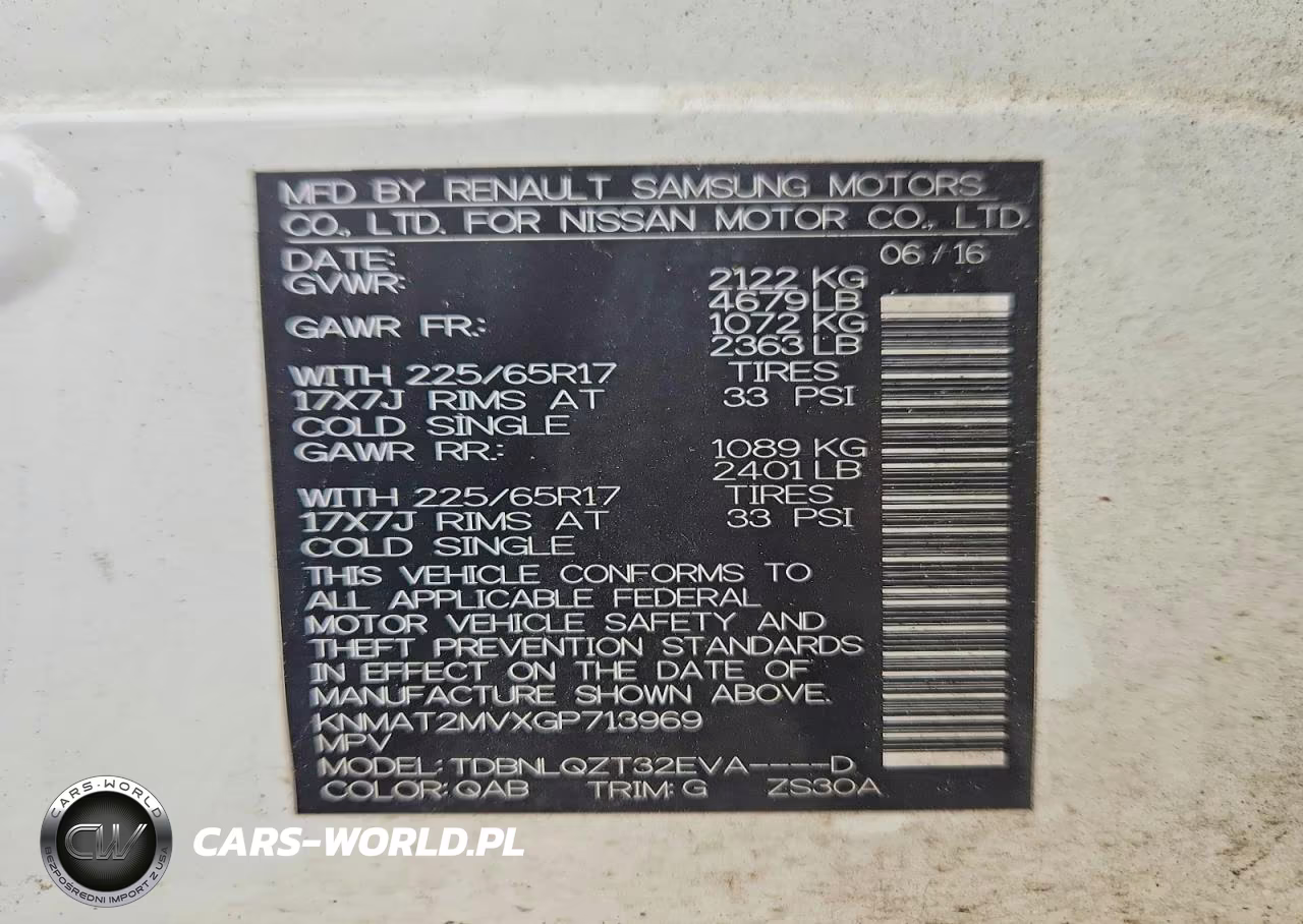2016 Nissan Rogue Sv VIN:KNMAT2MVXGP713969 - 14