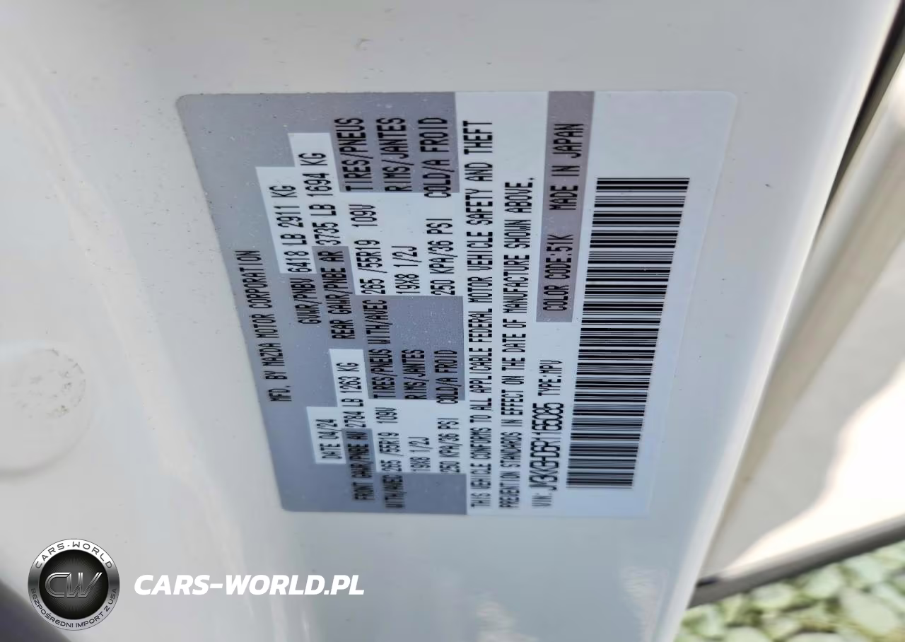 2024 Mazda Cx-90 Preferred VIN:JM3KKBHD6R1165085 - 14
