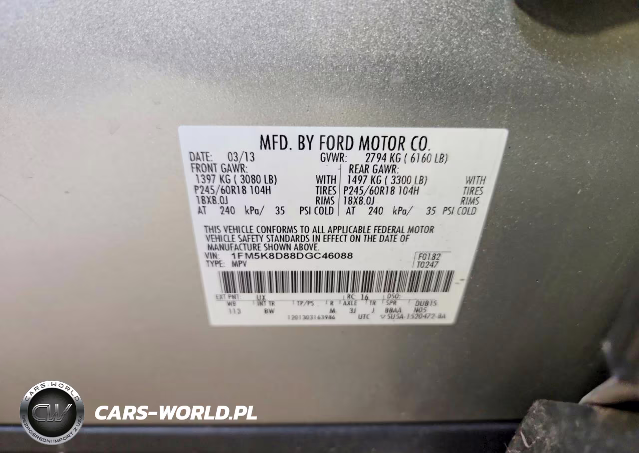 2013 Ford Explorer Xlt VIN:1FM5K8D88DGC46088 - 13