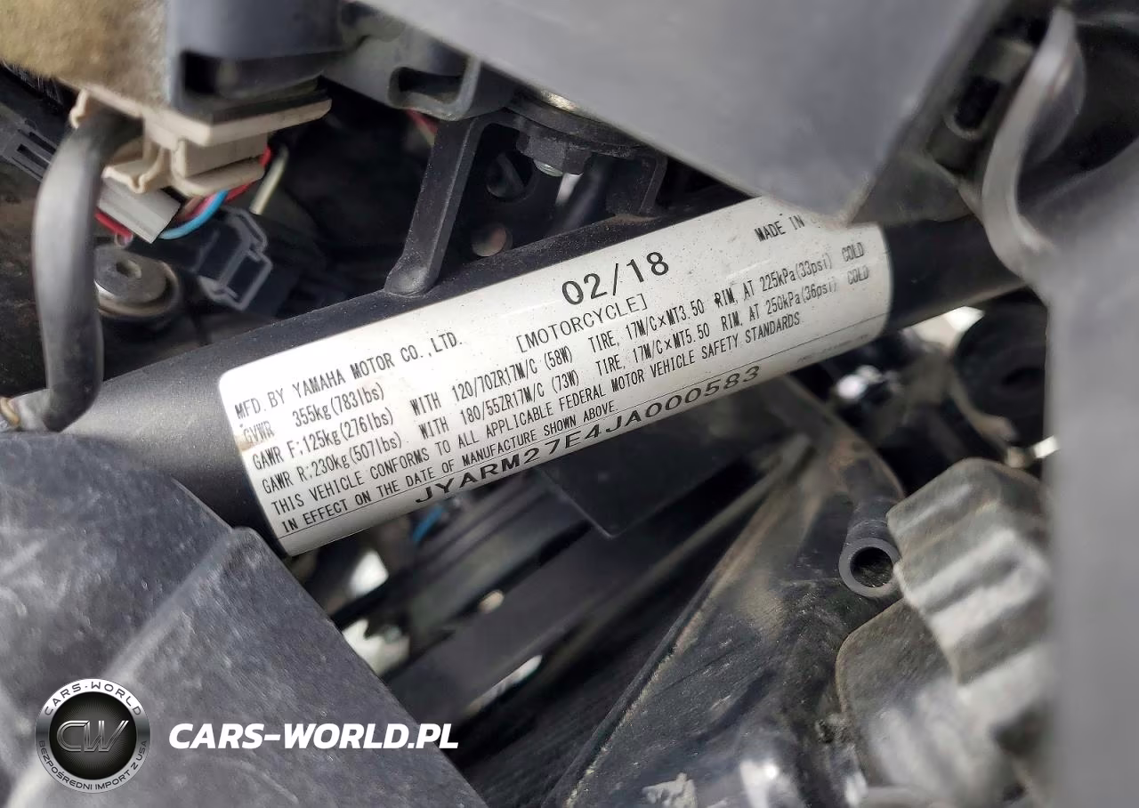 2018 Yamaha Mt07 C VIN:JYARM27E4JA000583 - 9