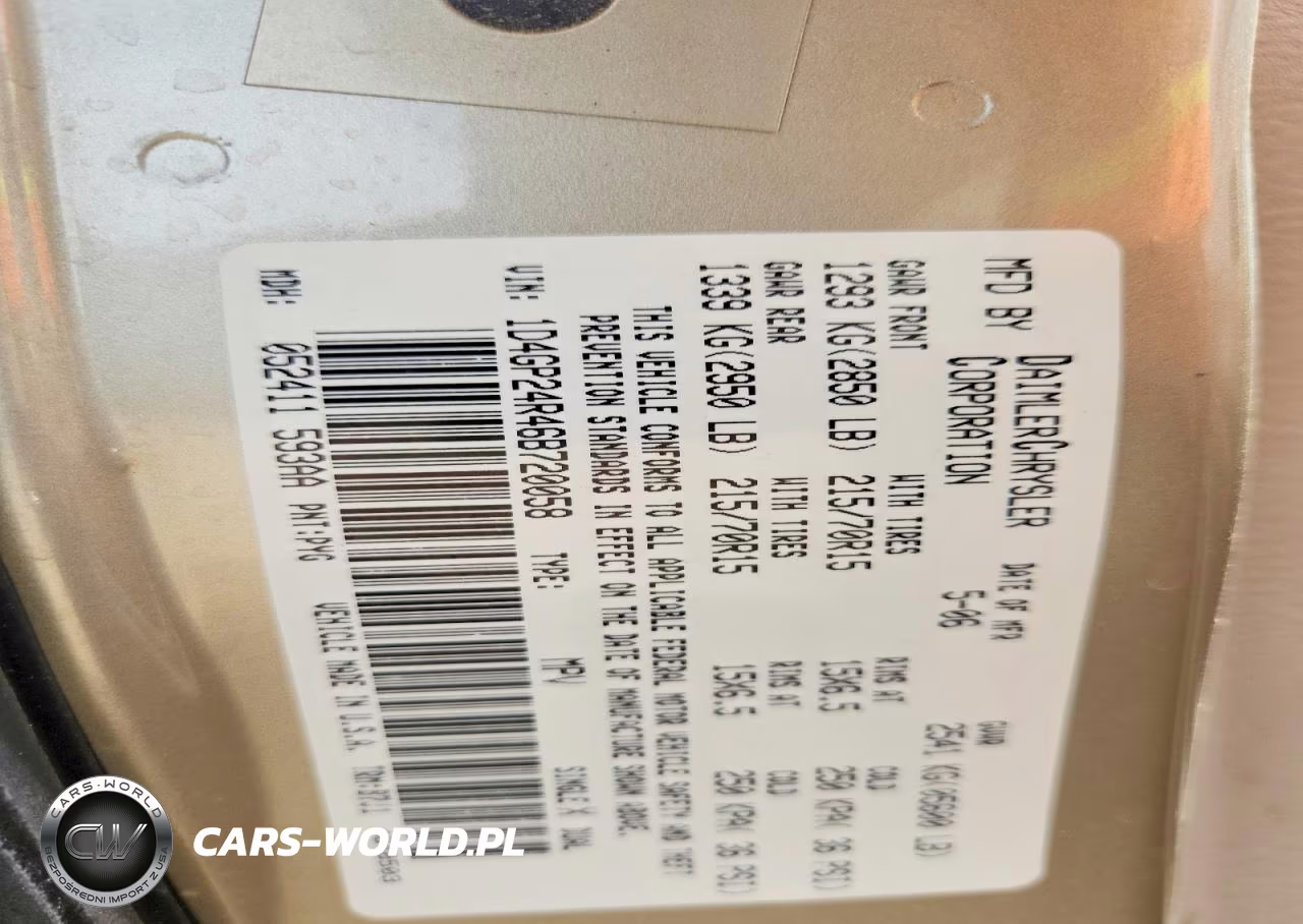2006 Dodge Grand Caravan Se VIN:1D4GP24R46B720058 - 13