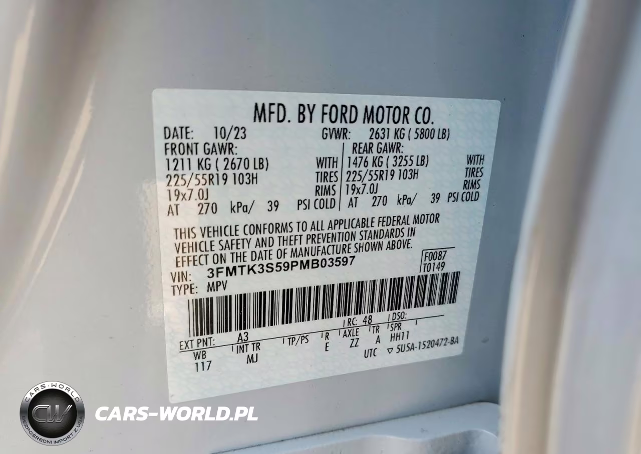 2023 Ford Mustang Mach-E Premium VIN:3FMTK3S59PMB03597 - 12