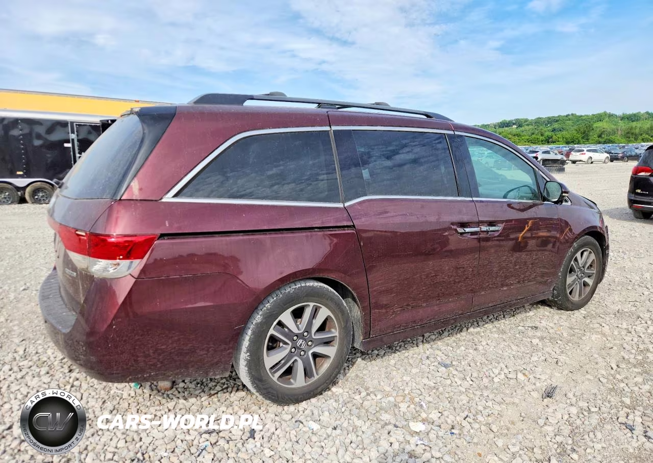 2014 Honda Odyssey Touring VIN:5FNRL5H96EB085787 - 3