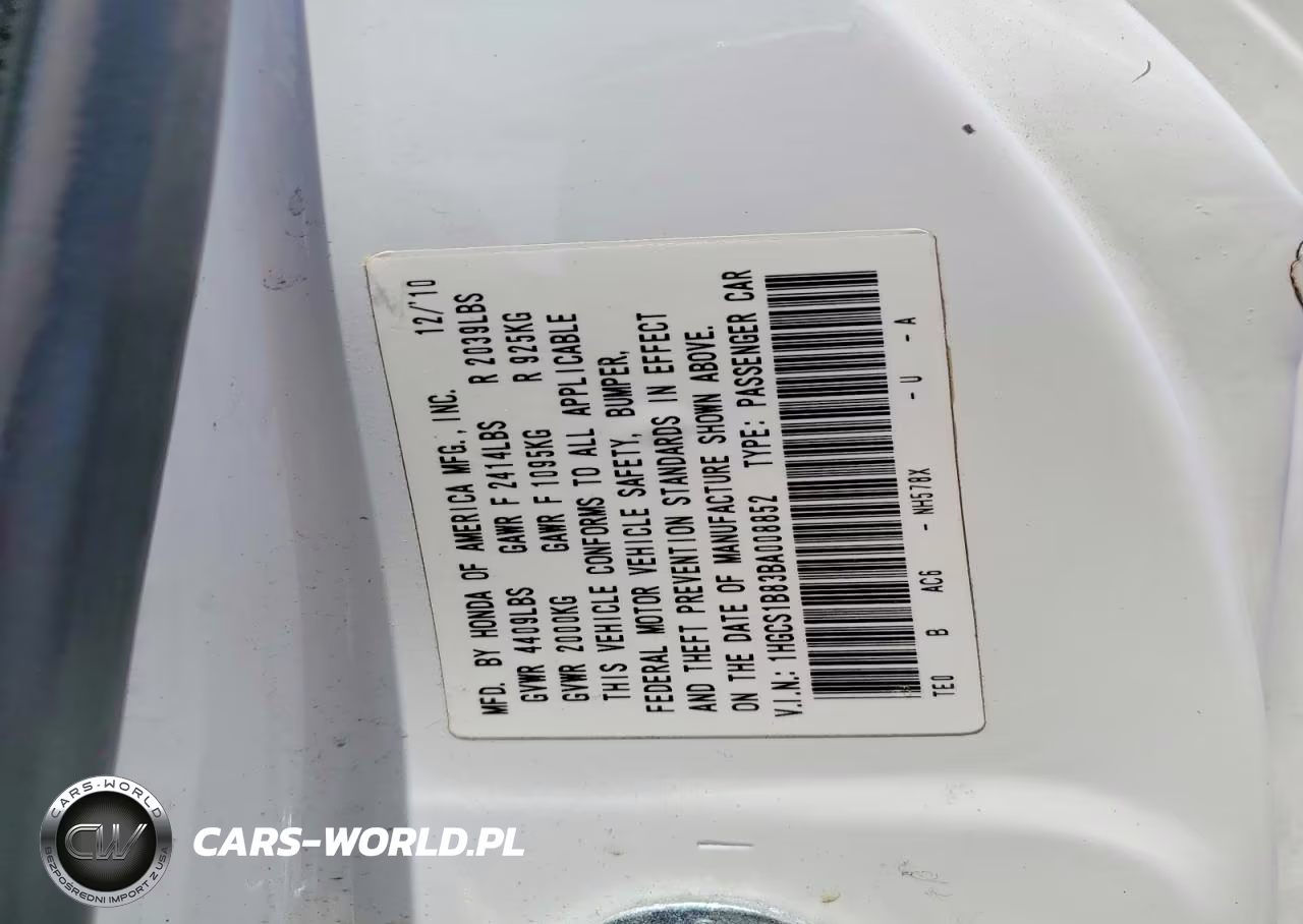 2011 Honda Accord Exl VIN:1HGCS1B83BA008852 - 13