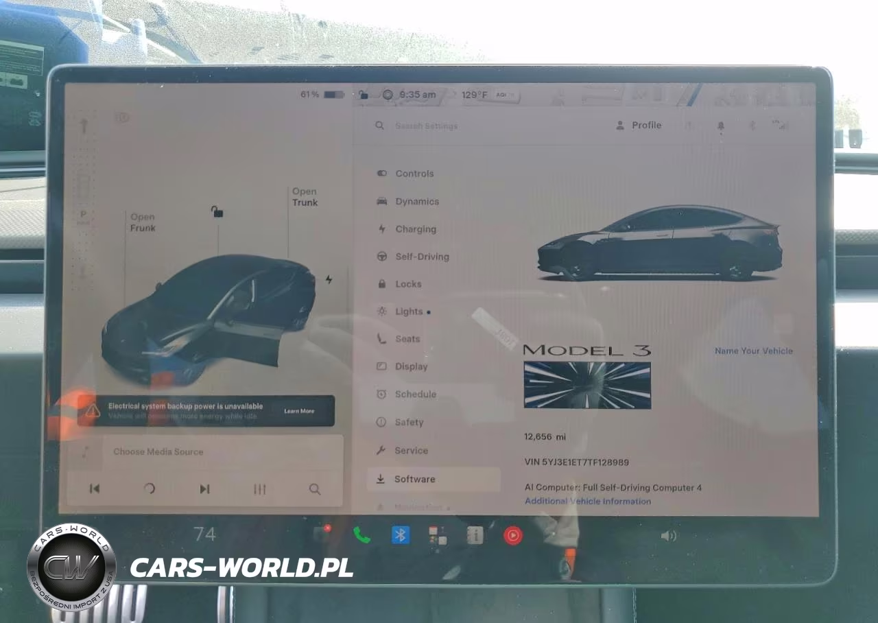 2026 Tesla Model 3 VIN:5YJ3E1ET7TF128989 - 9
