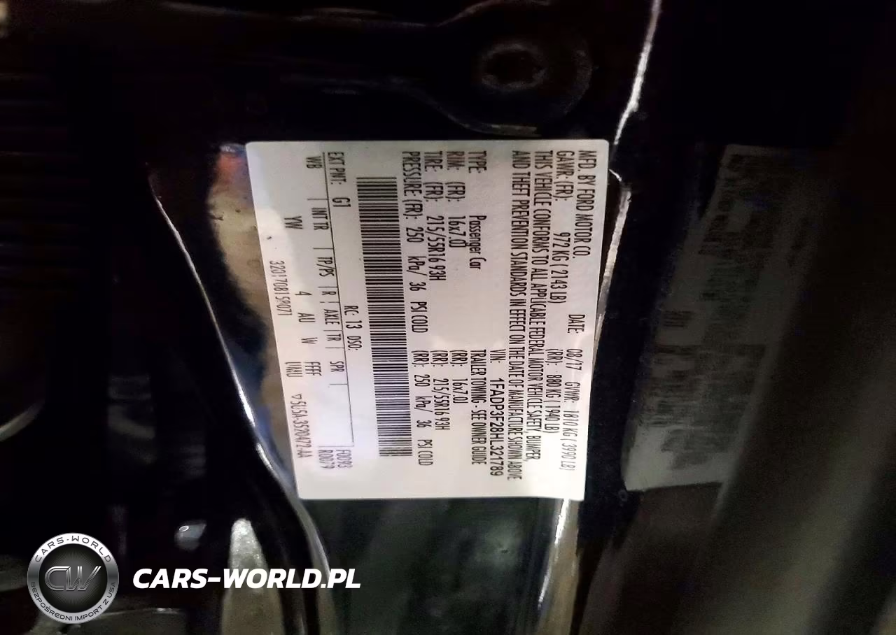 2017 Ford Focus Se VIN:1FADP3F28HL321789 - 12