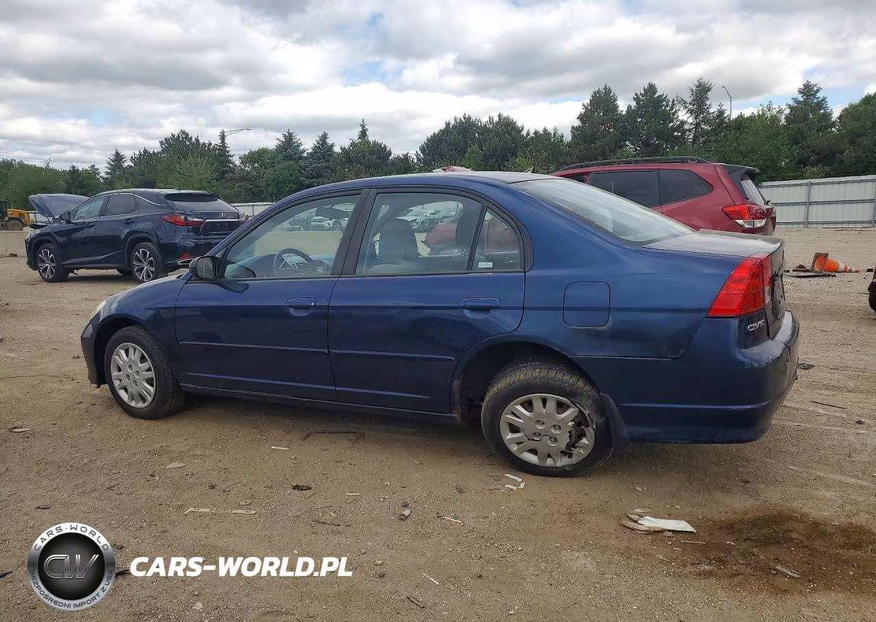 2005 Honda Civic Lx VIN:2HGES16615H605909 - 2