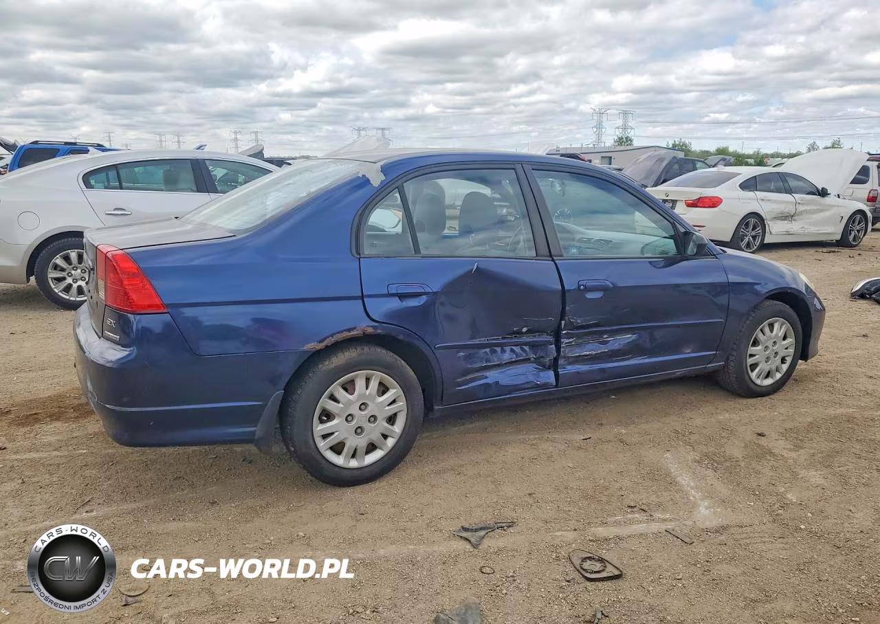 2005 Honda Civic Lx VIN:2HGES16615H605909 - 3