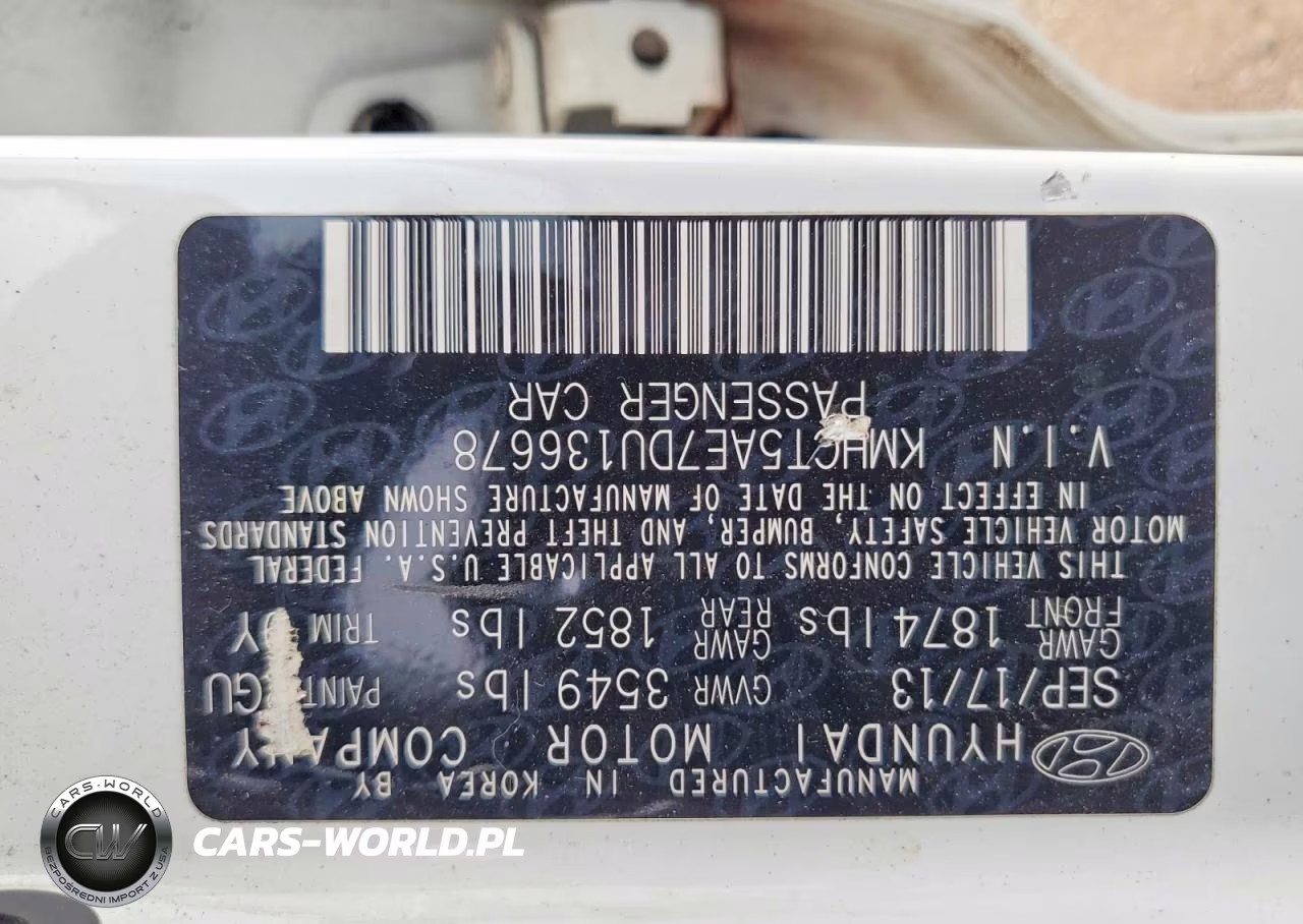 2013 Hyundai Accent Gs VIN:KMHCT5AE7DU136678 - 12