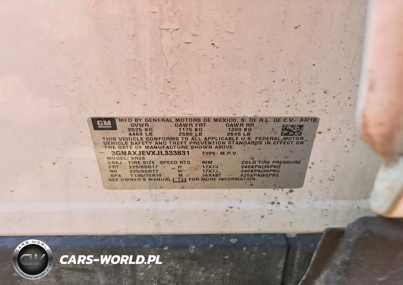 2018 Chevrolet Equinox Lt VIN:3GNAXJEVXJL333831 - 13