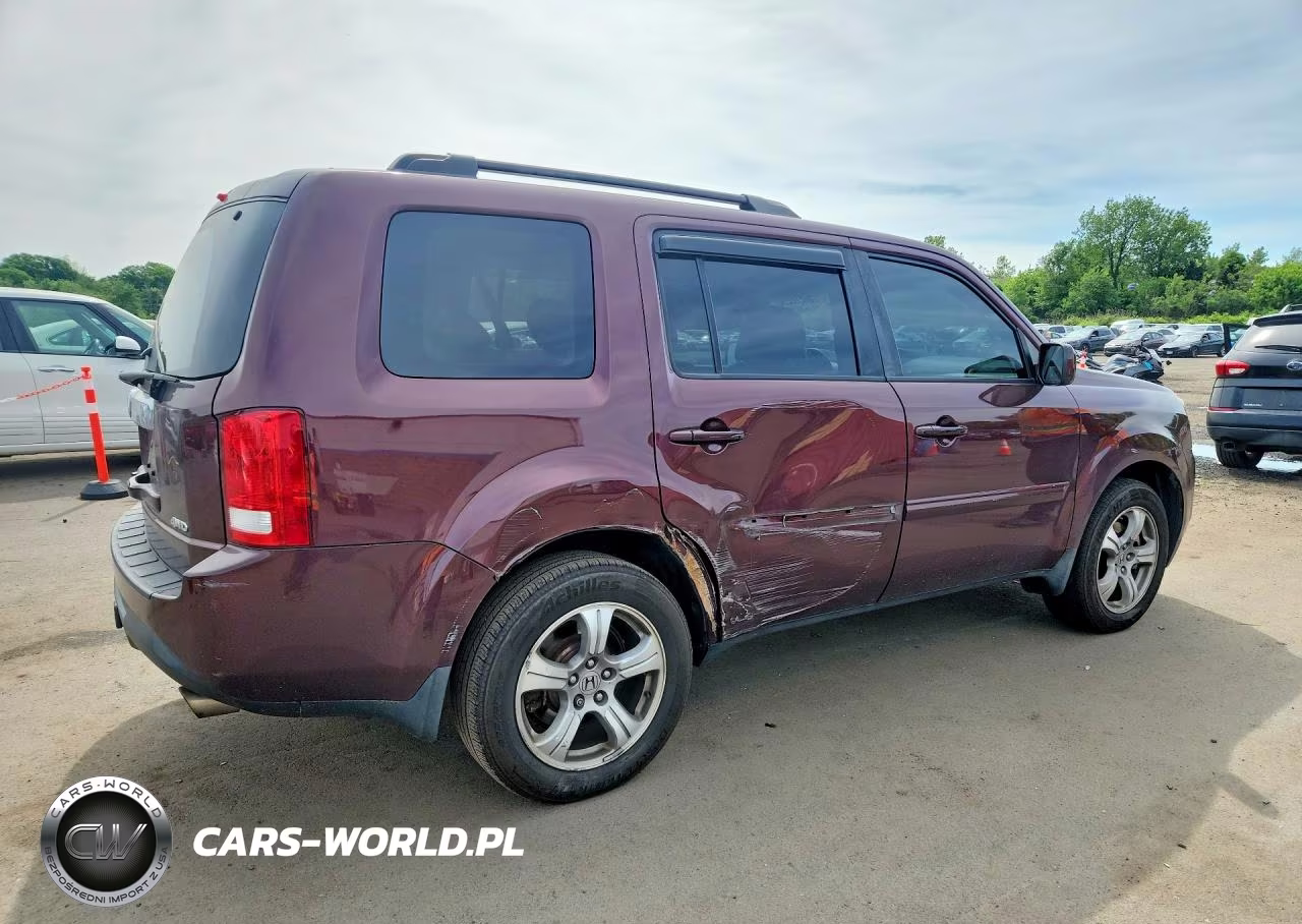 2013 Honda Pilot Exl VIN:5FNYF4H53DB078868 - 3
