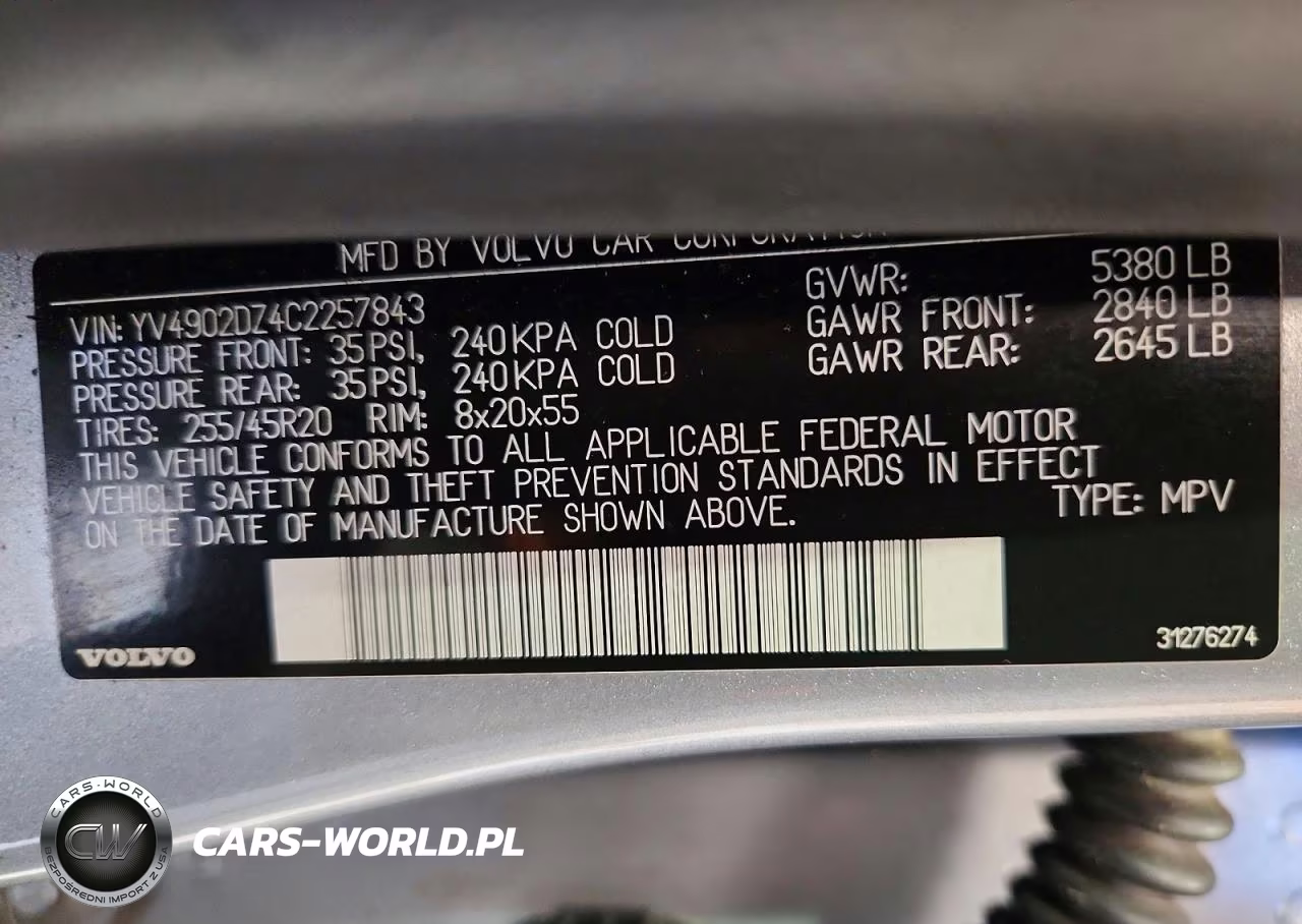 2012 Volvo Xc60 T6 VIN:YV4902DZ4C2257843 - 13