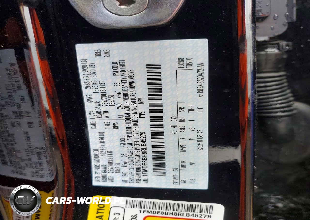 2024 Ford Bronco Outer Banks VIN:1FMDE8BH8RLB45279 - 13