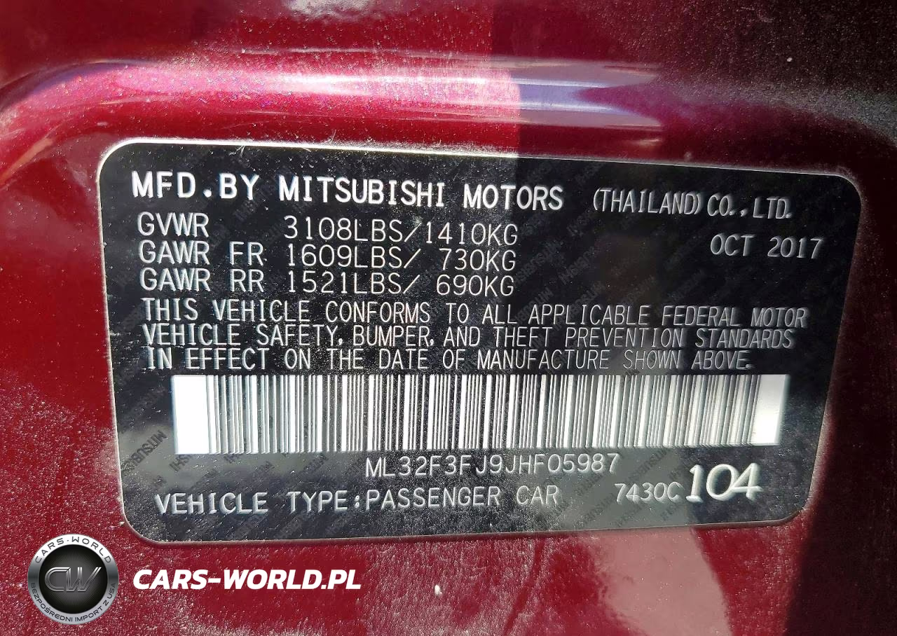 2018 Mitsubishi Mirage G4 Es VIN:ML32F3FJ9JHF05987 - 13
