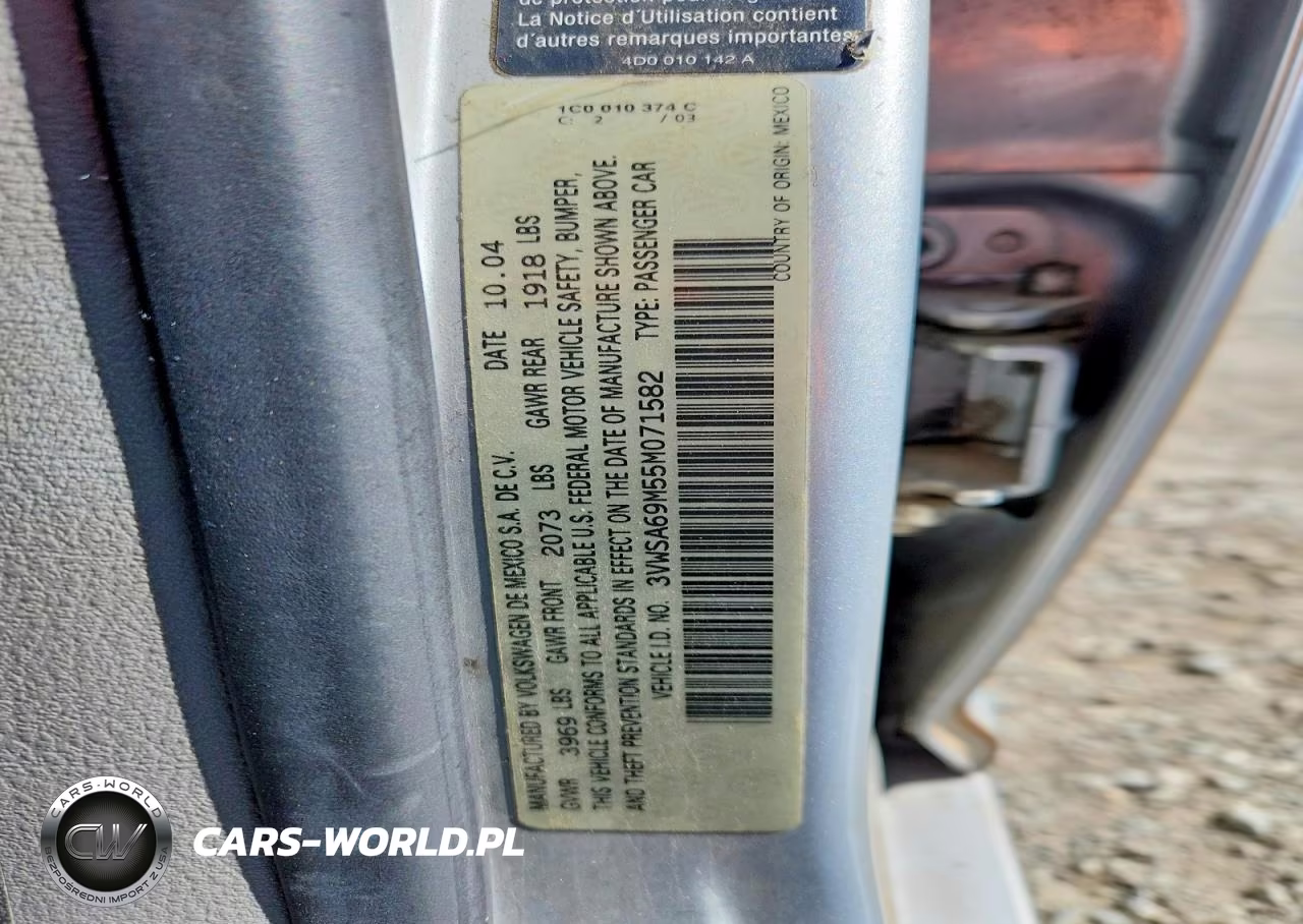 2005 Volkswagen Jetta Gls VIN:3VWSA69M55M071582 - 12