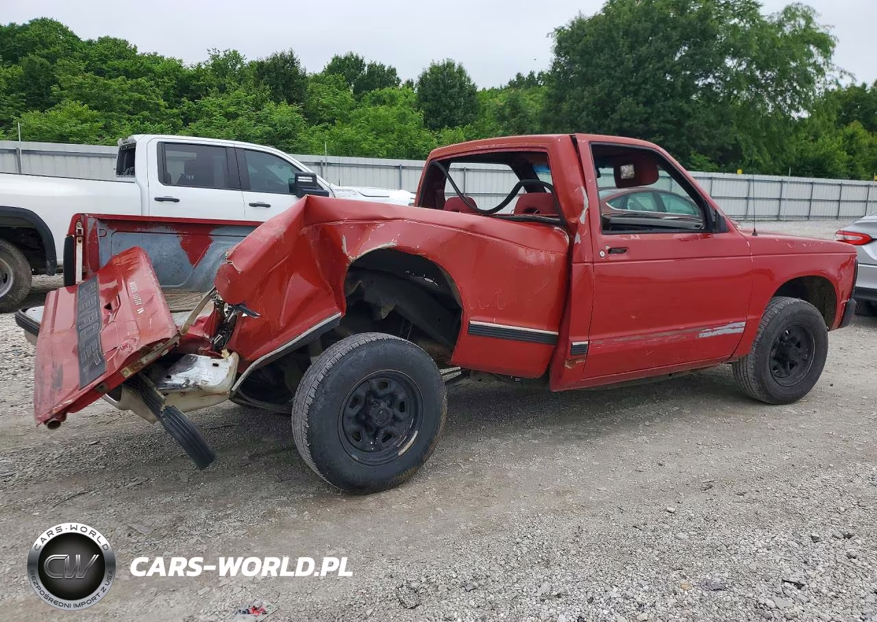 1992 Chevrolet S Truck S10 VIN:1GCCS14R2N8218245 - 3