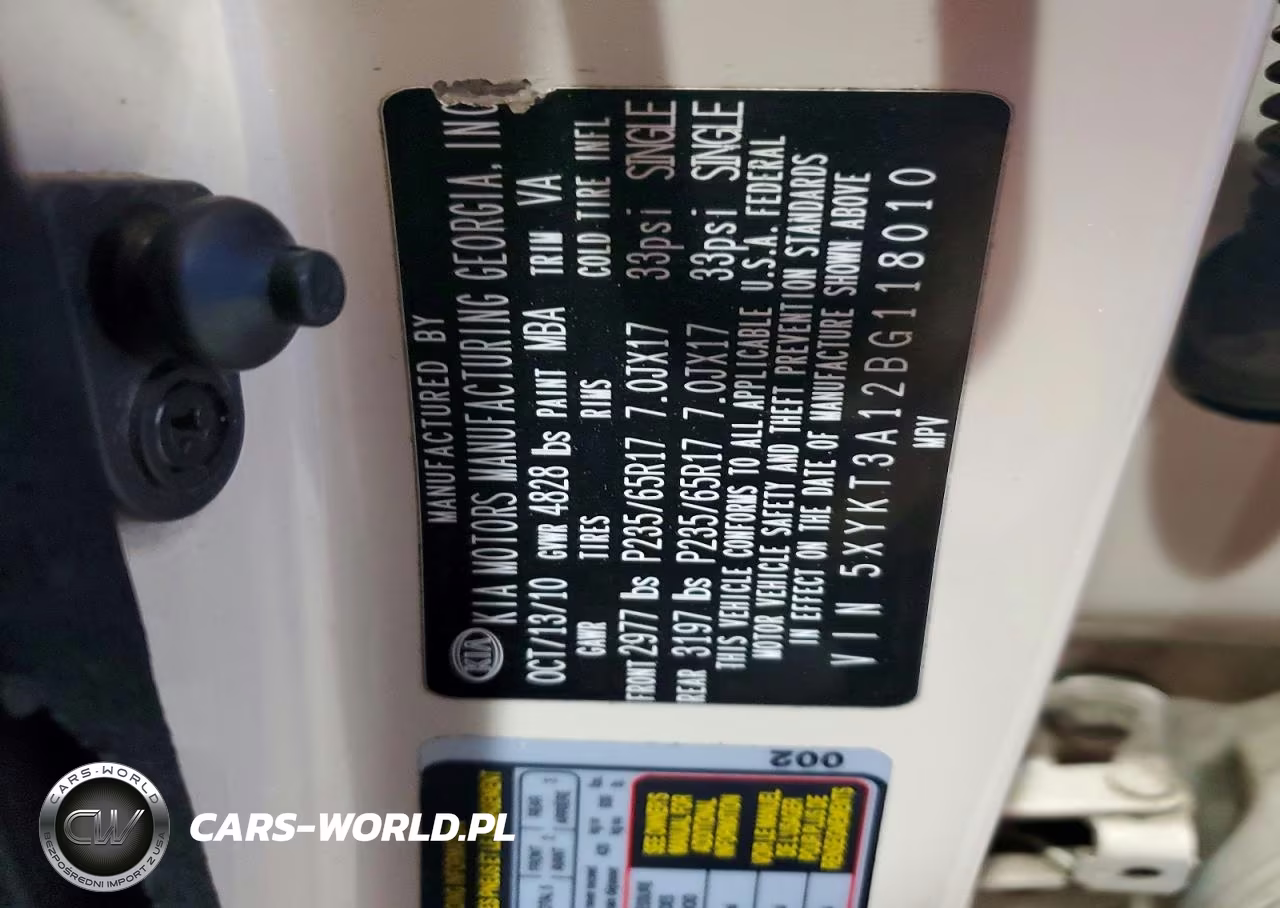 2011 Kia Sorento Lx VIN:5XYKT3A12BG118010 - 13