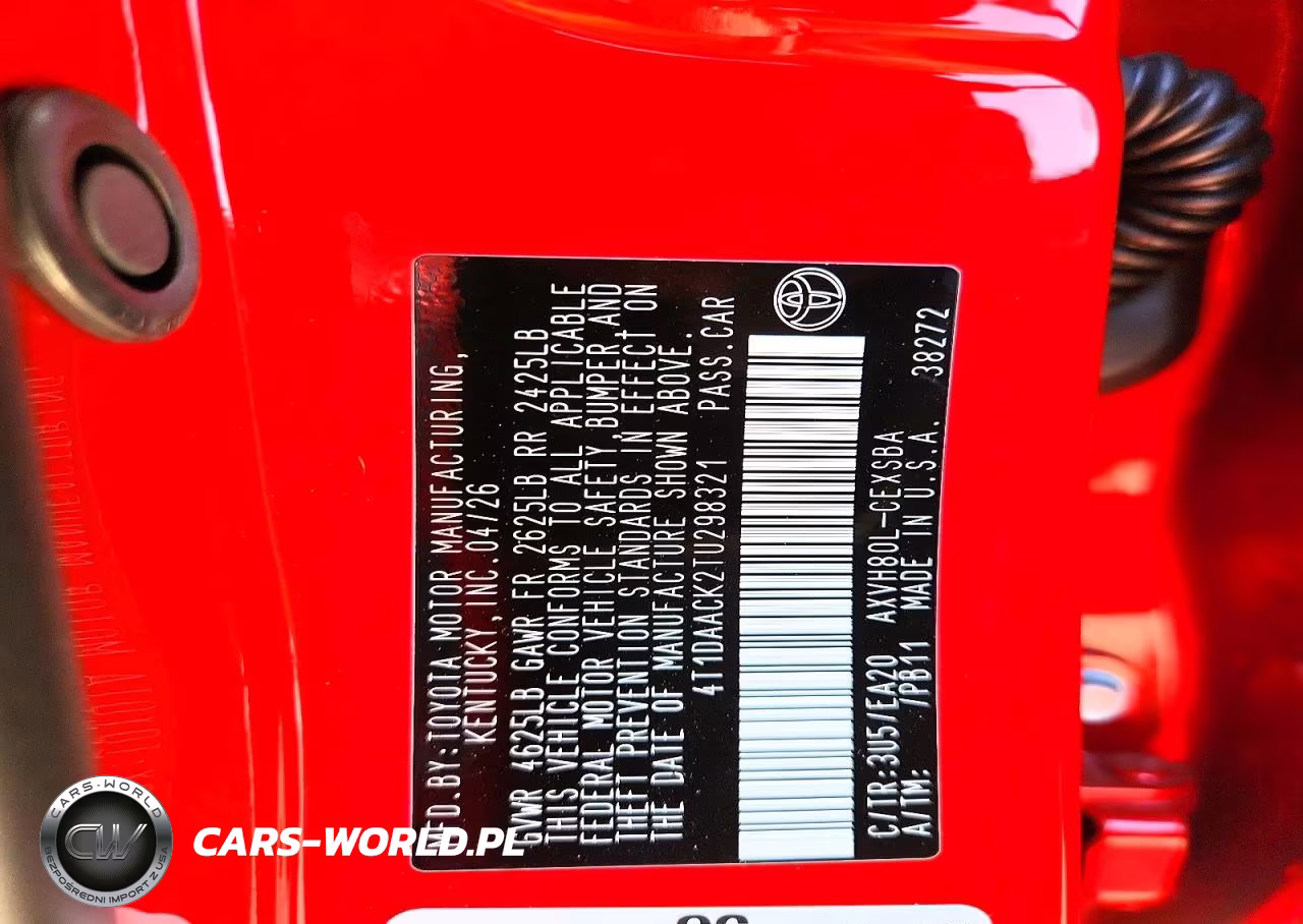 2026 Toyota Camry Nightshade VIN:4T1DAACK2TU298321 - 12