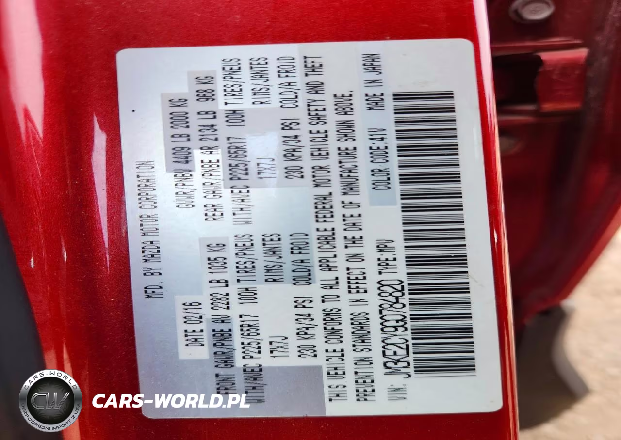 2016 Mazda Cx-5 Touring VIN:JM3KE2CY9G0784820 - 12