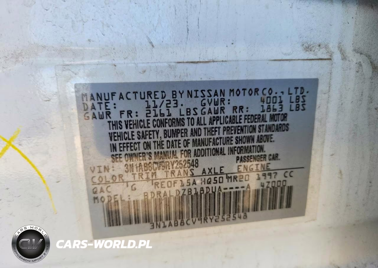 2024 Nissan Sentra Sv VIN:3N1AB8CV9RY252548 - 12