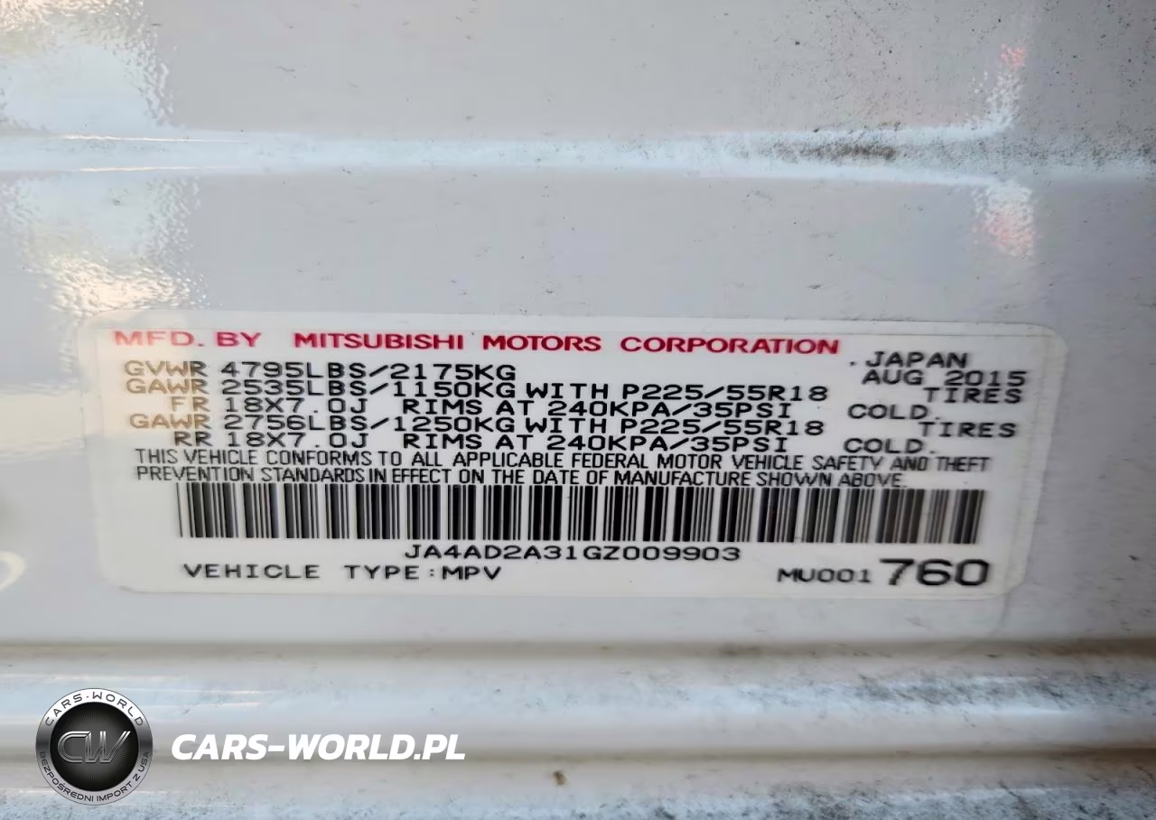 2016 Mitsubishi Outlander Es VIN:JA4AD2A31GZ009903 - 13