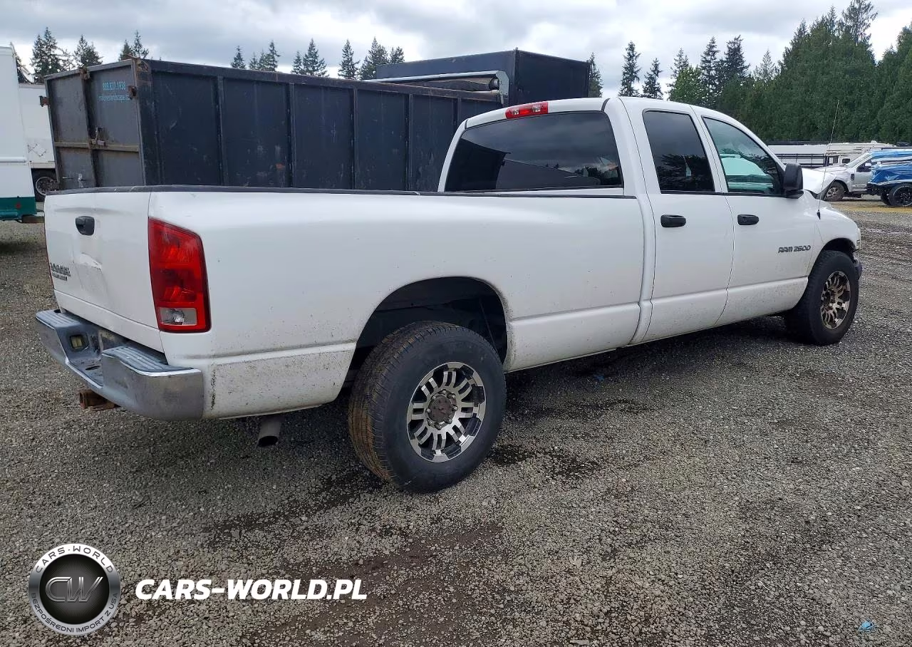 2003 Dodge Ram 2500 St VIN:3D7KA28D33G849781 - 3