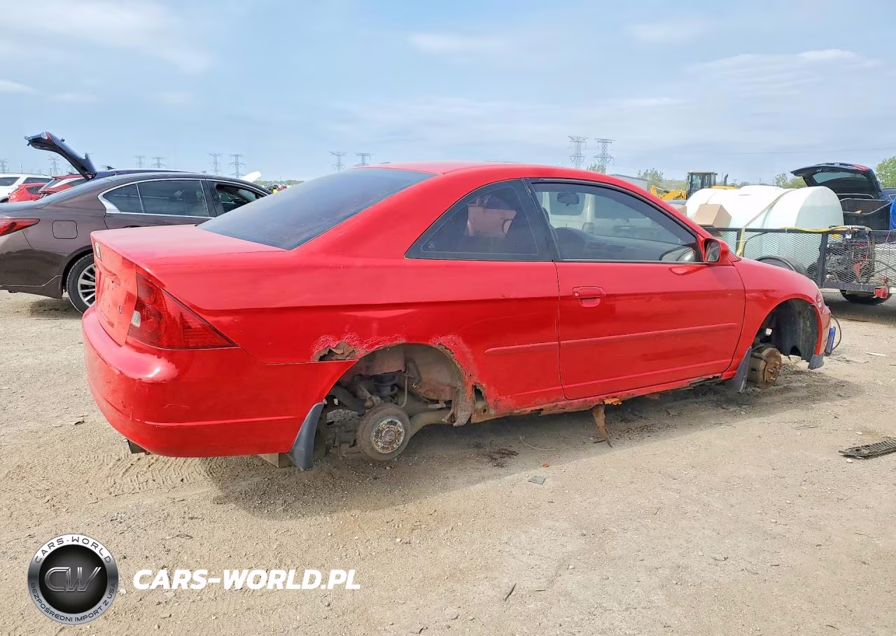 2003 Honda Civic Ex VIN:1HGEM21913L016800 - 3
