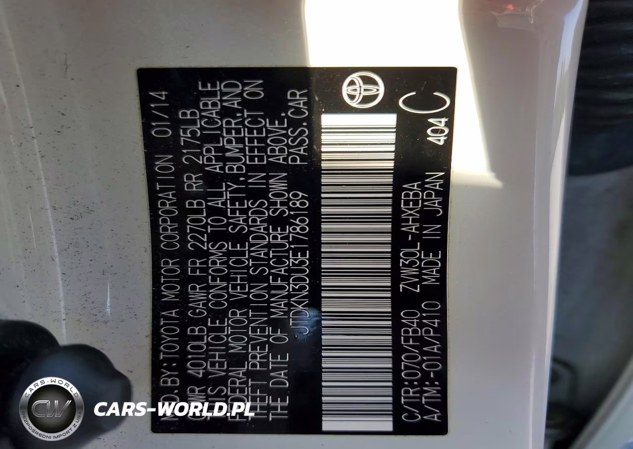 2014 Toyota Prius Three VIN:JTDKN3DU3E1786189 - 12