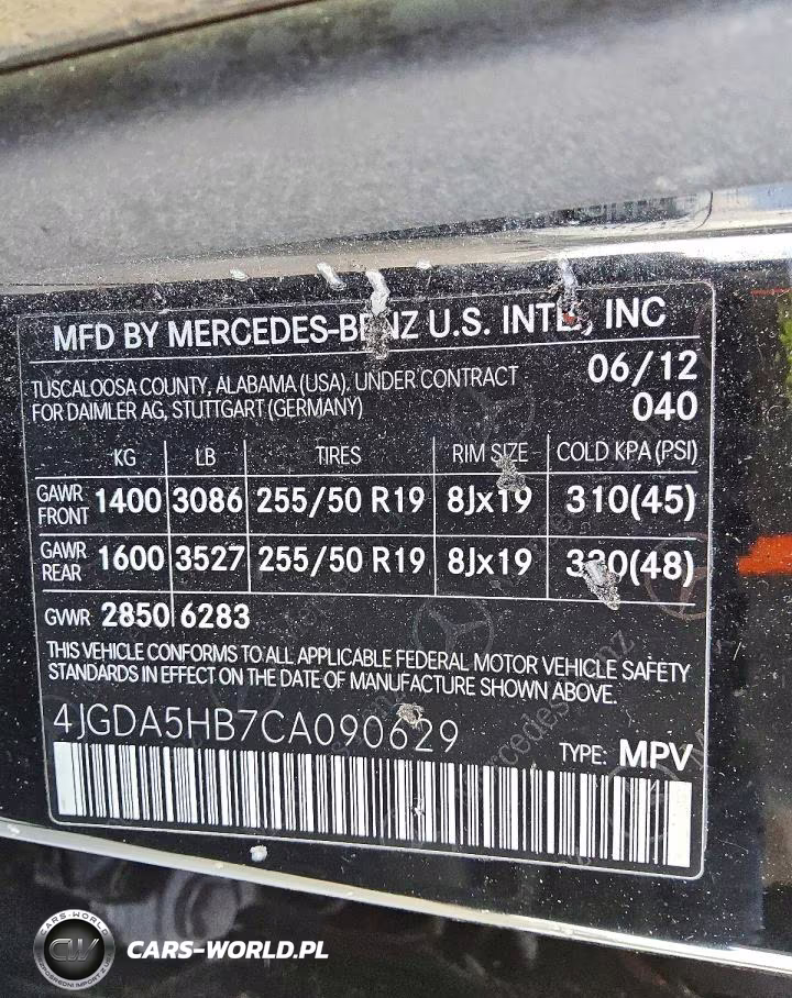 2012 Mercedes-Benz Ml 350 4Matic VIN:4JGDA5HB7CA090629 - 12