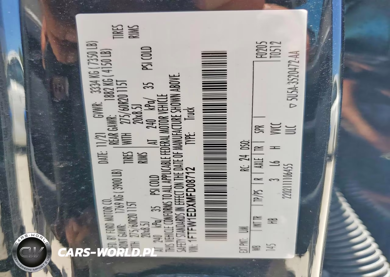 2021 Ford F150 Supercrew VIN:1FTFW1EDXMFD08712 - 12