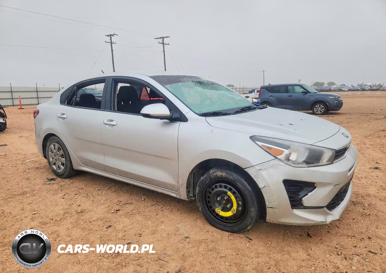 2021 Kia Rio Lx VIN:3KPA24AD9ME382324 - 4