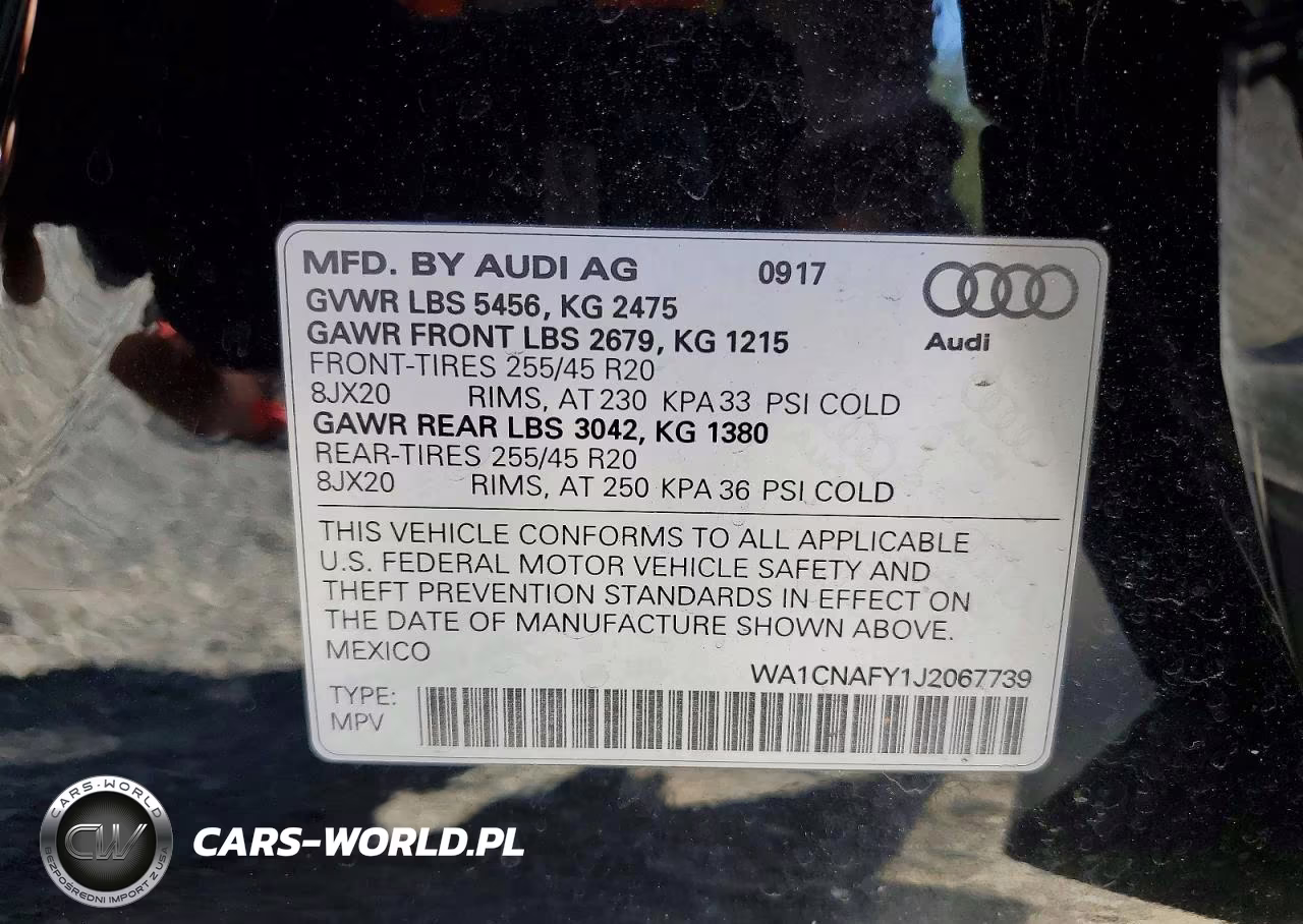 2018 Audi Q5 Prestige VIN:WA1CNAFY1J2067739 - 13