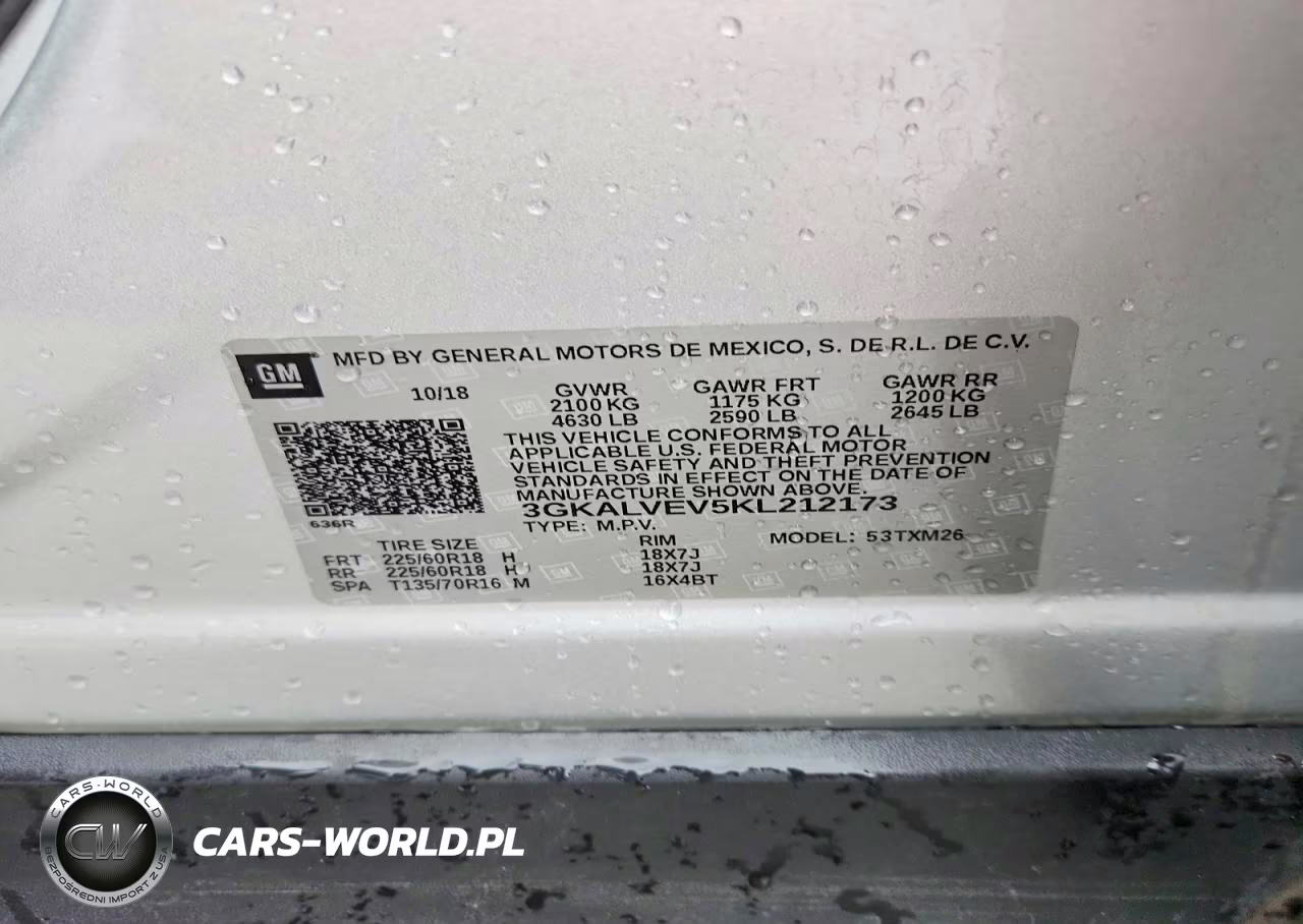 2019 GMC Terrain Slt VIN:3GKALVEV5KL212173 - 13