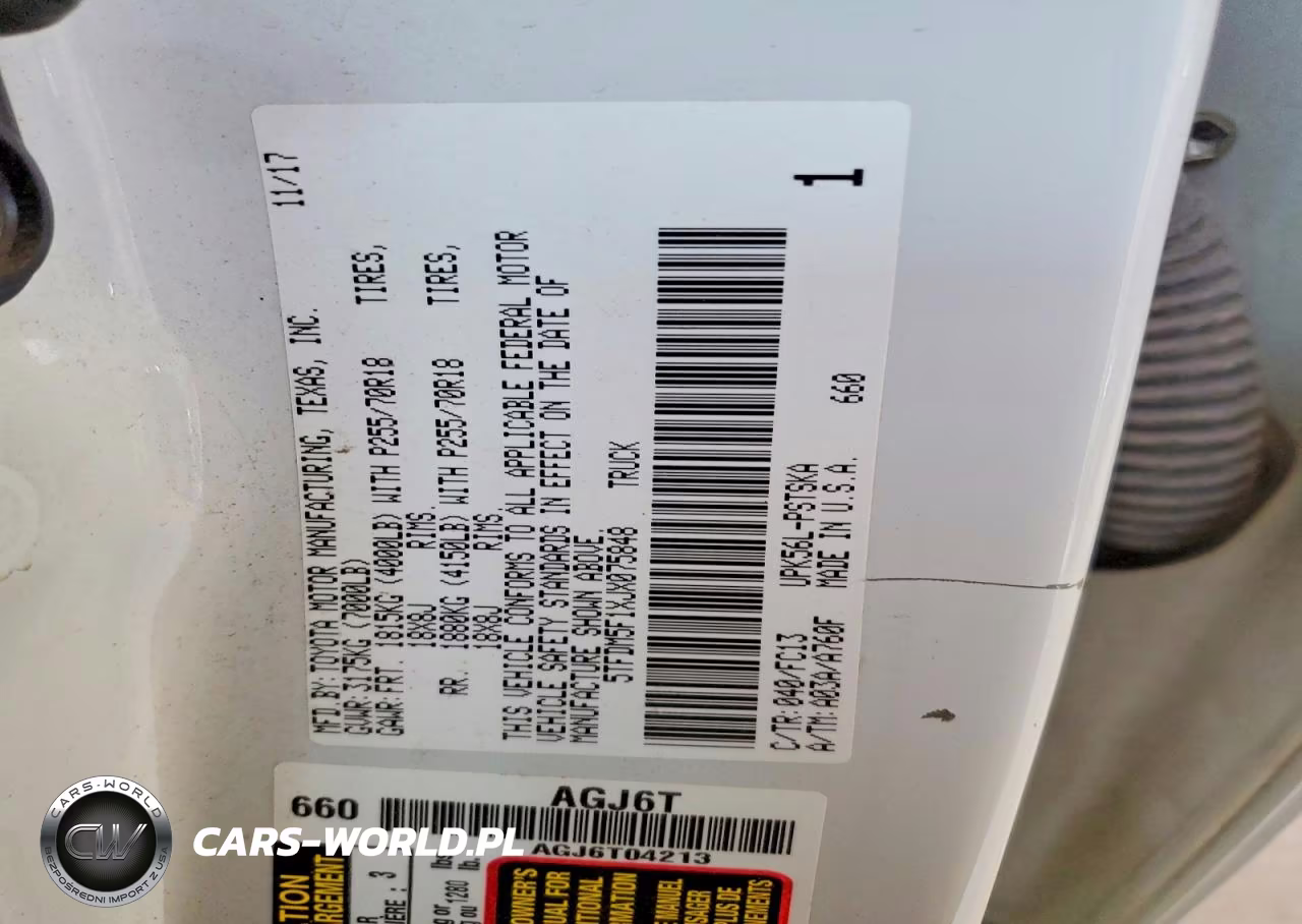 2018 Toyota Tundra Crewmax Sr5 VIN:5TFDM5F1XJX075848 - 12