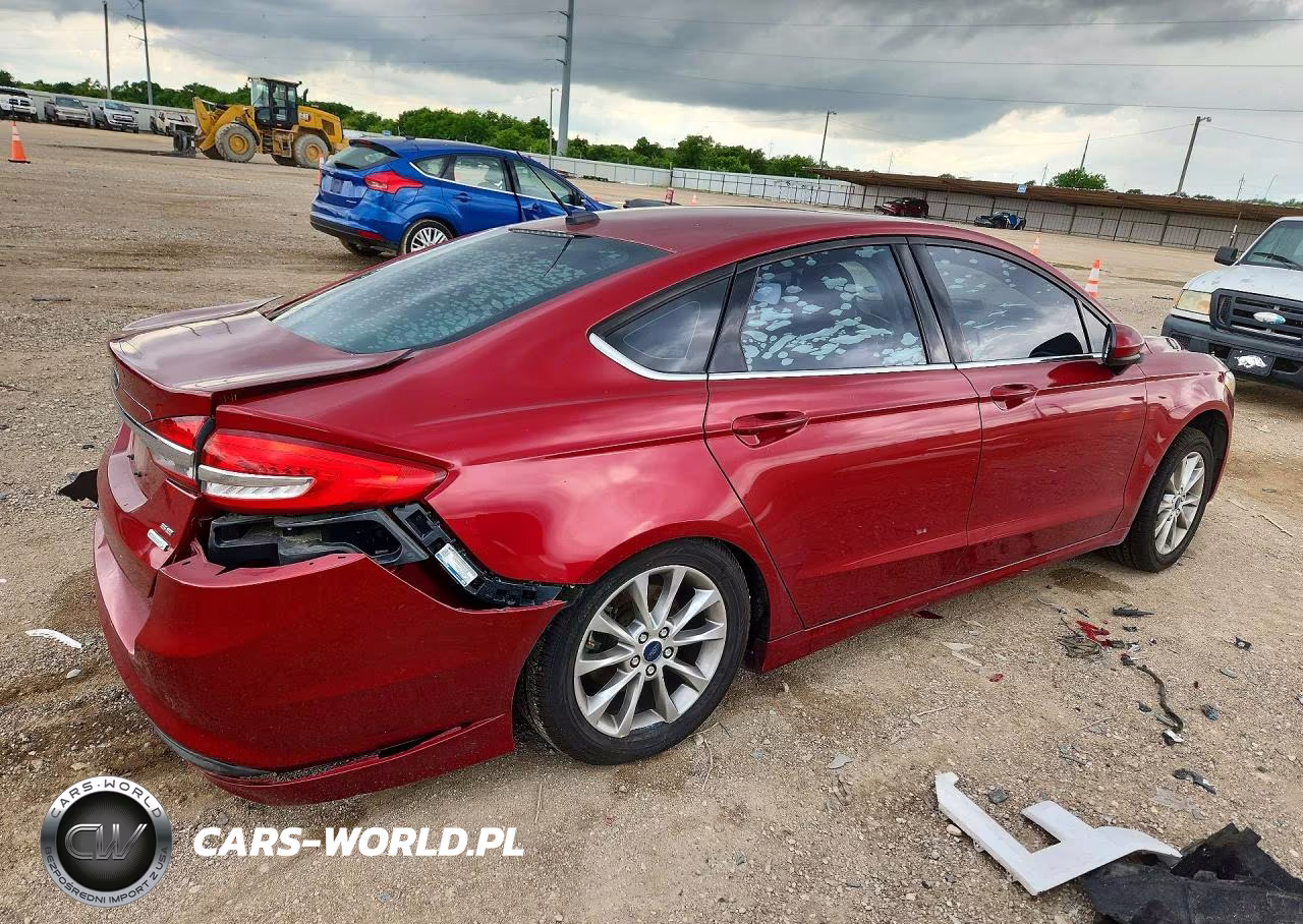 2017 Ford Fusion Se VIN:3FA6P0HDXHR137803 - 3