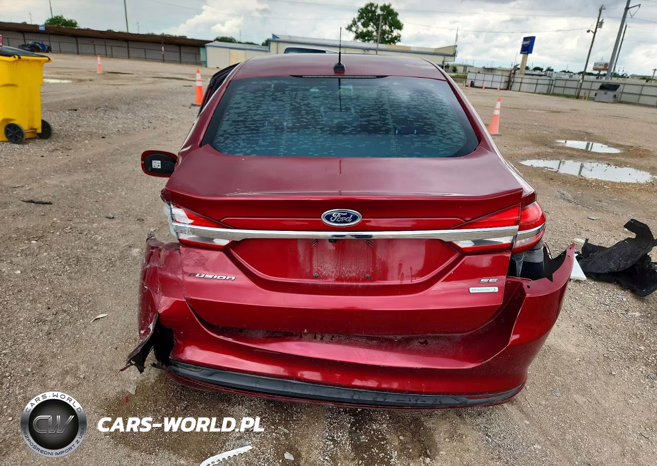 2017 Ford Fusion Se VIN:3FA6P0HDXHR137803 - 6