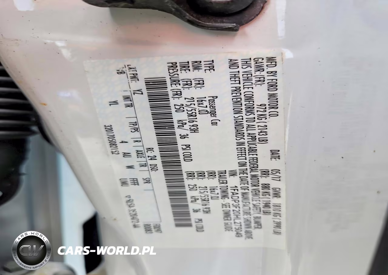 2017 Ford Focus Se VIN:1FADP3F20HL275049 - 12