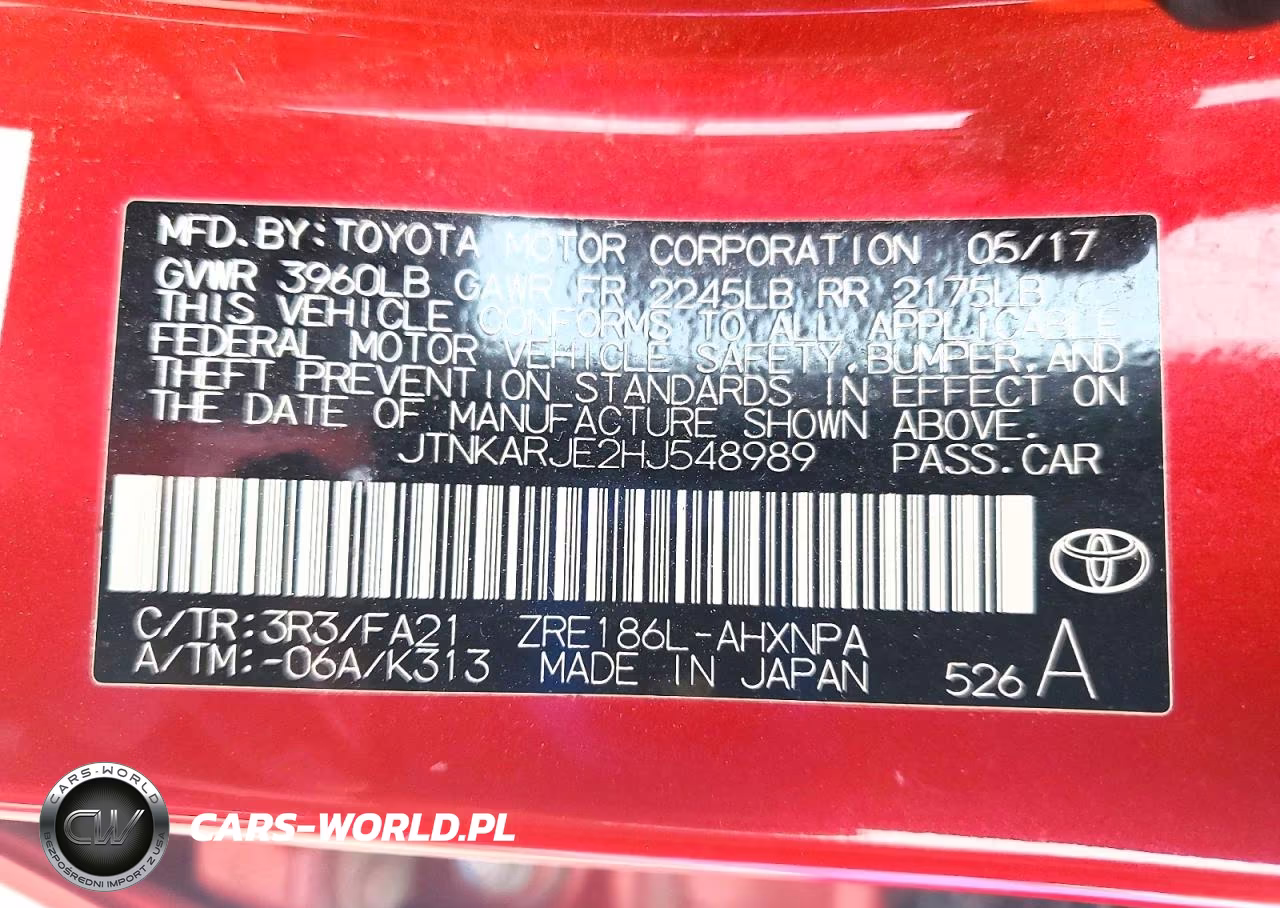 2017 Toyota Corolla Im Base VIN:JTNKARJE2HJ548989 - 13