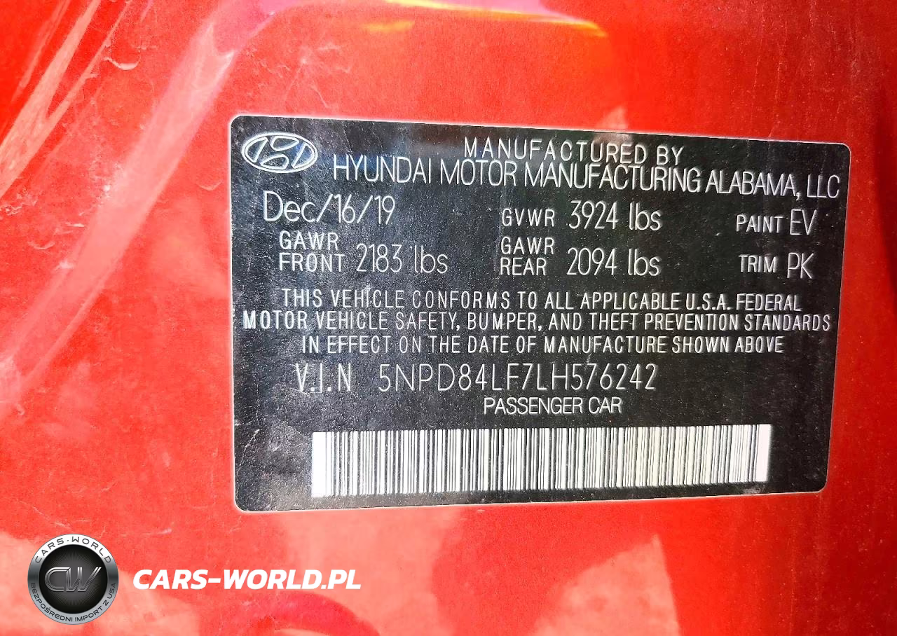 2020 Hyundai Elantra Sel VIN:5NPD84LF7LH576242 - 12