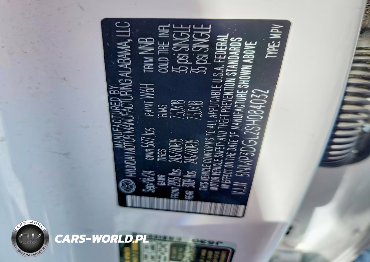 2025 Hyundai Santa Fe Xrt VIN:5NMP3DGL2SH084032 - 13