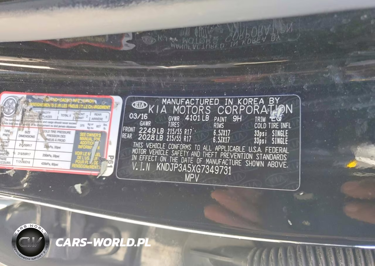 2016 Kia Soul + VIN:KNDJP3A5XG7349731 - 12